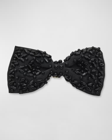 Lele Sadoughi x SJP Beaded Bow Barrette