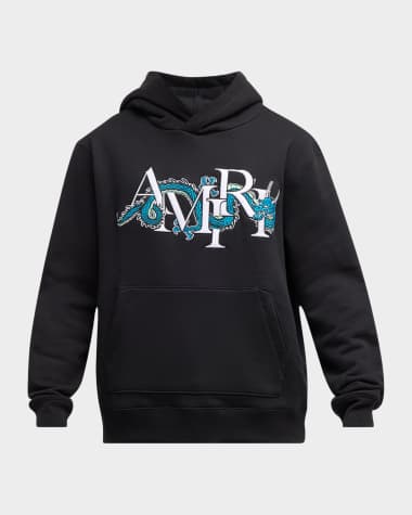 Amiri Men's Dragon Logo Hoodie