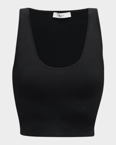 A.L.C. Cleo Knit Crop Top