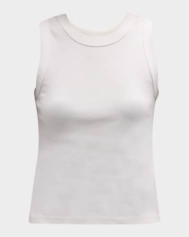 A.L.C. Hadley Classic Cotton Tank Top