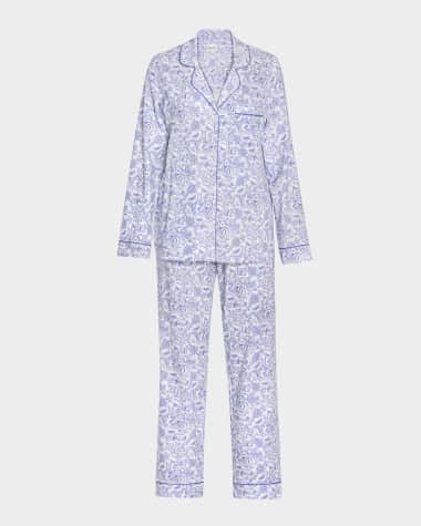 BedHead Pajamas Striped Floral-Print Pajama Set