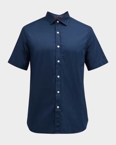 Swims Men's Palermo Seersucker Short-Sleeve Shirt