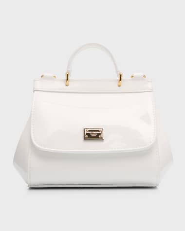 Dolce&Gabbana Girl's Sicily Patent Leather Bag