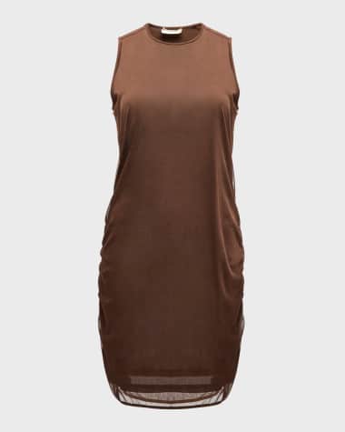 Saint Laurent Tulle Stretch Mini Dress