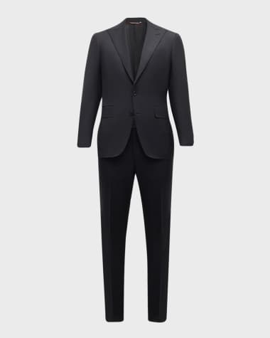 Black Canali Shirts Suits Ties at Neiman Marcus
