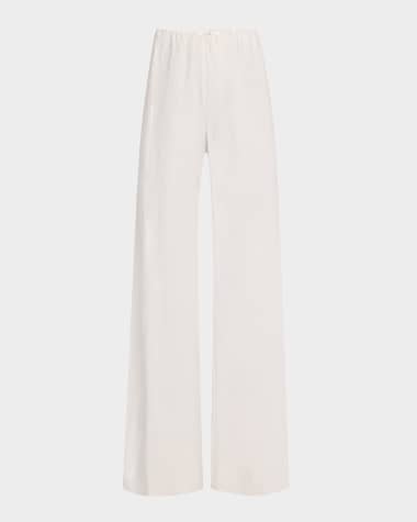 Vince High-Waist Cotton Bias Pants