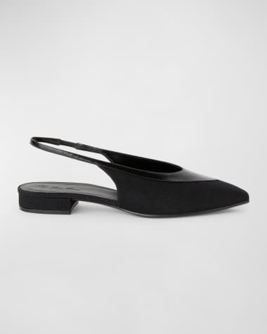 Loro Piana Rebecca Slingback Ballerina Flats