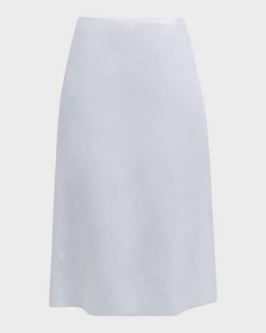 Vince Easy Midi Slip Skirt