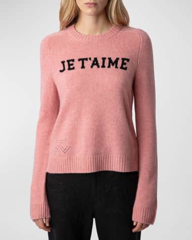 Zadig & Voltaire Lili Je T'Aime Cashmere Sweater