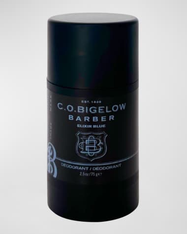 C.O. Bigelow Barber Elixir Blue Deodorant, 2.5 oz.