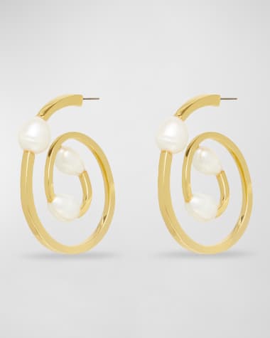 Lele Sadoughi Spin Skater Earrings