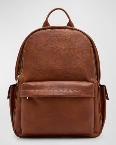 Brunello Cucinelli Men's Leather Backpack