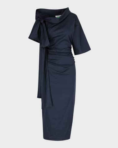 BERNADETTE Bowie One-Shoulder Midi Dress
