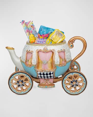 Katherine's Collection Teapot Carriage Candy Bowl