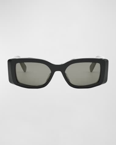 Celine Triomphe Acetate Rectangle Sunglasses