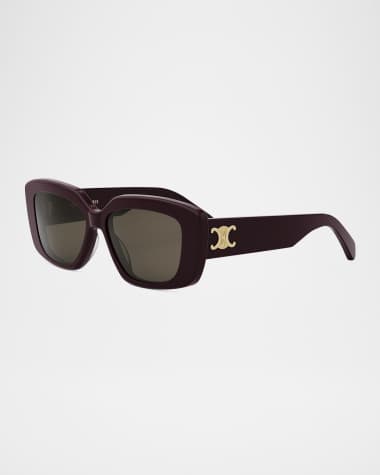 Celine Triomphe Acetate Butterfly Sunglasses