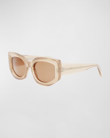 Celine Bold 3 Dots Acetate Butterfly Sunglasses