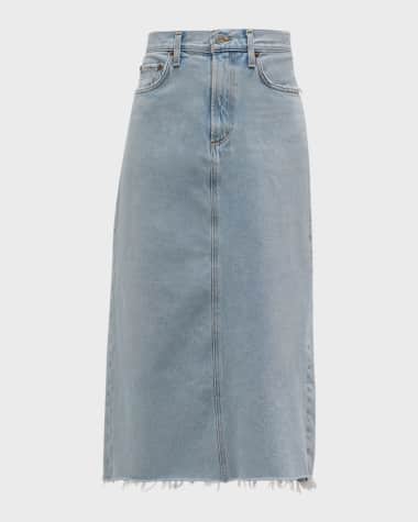 AGOLDE Della Denim Midi Skirt