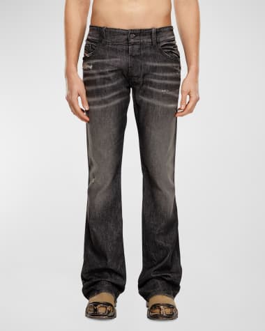 Diesel Men's D-Backler Slim Bootcut Jeans