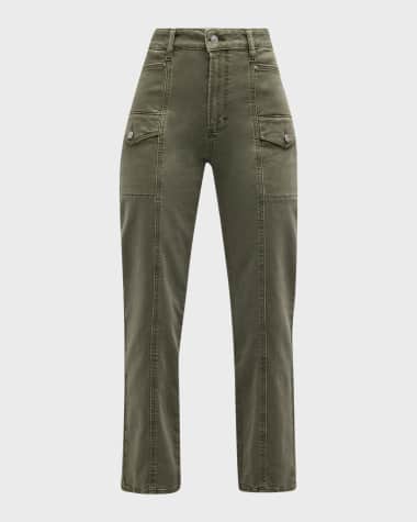 PAIGE Alexis Cropped Cargo Jeans