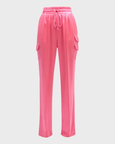 Wide Leg Pant w Pintucks Fuchsia Pink – SPRWMN