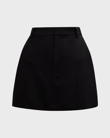 Cinq a Sept Marie Mini Crepe Skort