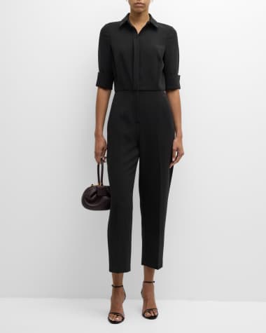Black halo jumpsuit store sale