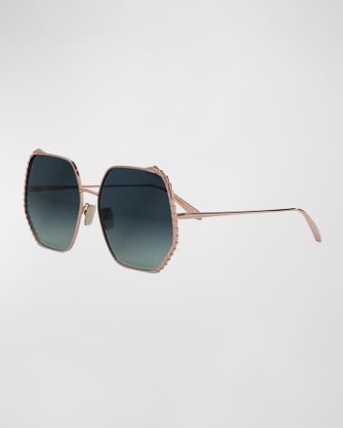 BVLGARI Serpenti Geometric Sunglasses
