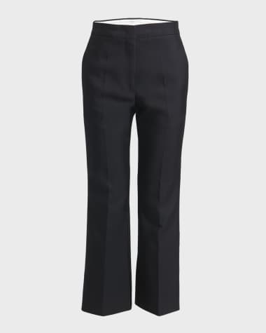 Jil Sander Mid-Rise Straight-Leg Ankle Trousers