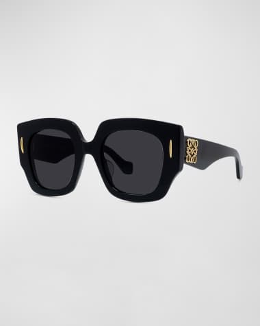 Loewe Anagram Acetate Square Sunglasses