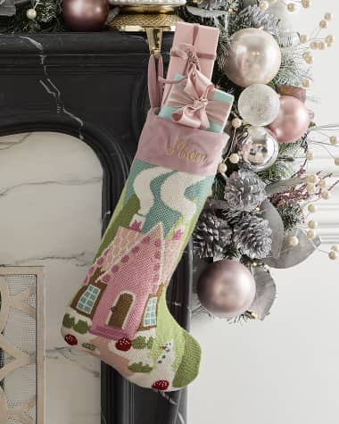 Bauble Stockings x Sainty Nelsen "The Winter Wonderland" Christmas Stocking, Personalized