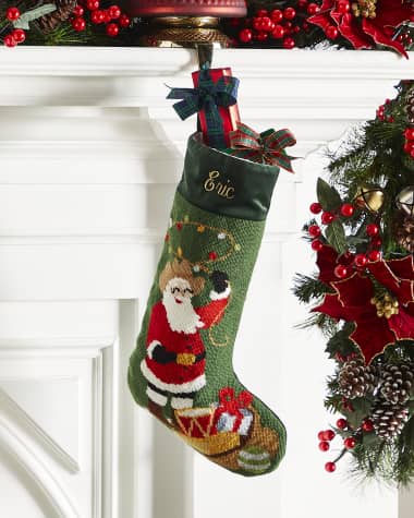 Bauble Stockings x Sainty Nelsen "The HoHo HeeHaw" Christmas Stocking, Personalized