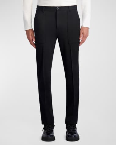 Karl Lagerfeld Paris Men's Ponte Pinstripe Dress Pants