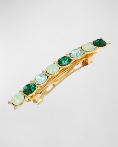L. Erickson Aurelia Crystal French Barrette