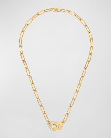 DINH VAN Menottes Dinh Van Necklace with Diamonds