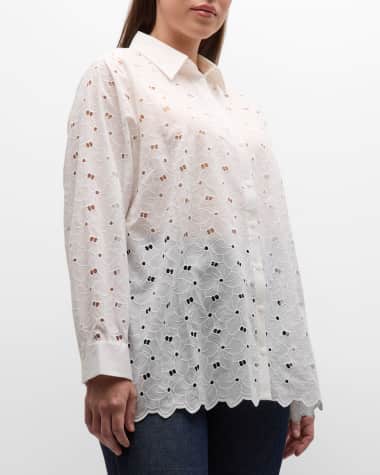 Neiman marcus plus size store blouses