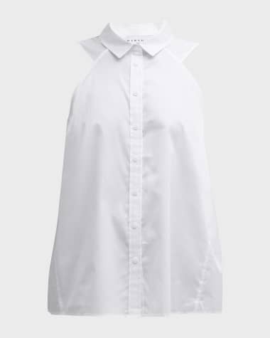Harshman Ziva Sleeveless Cotton Shirt