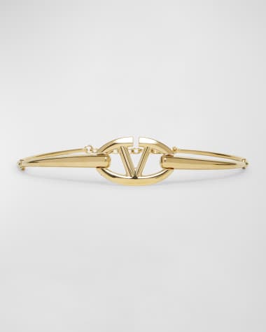 Valentino V-Logo Moon Chain Belt