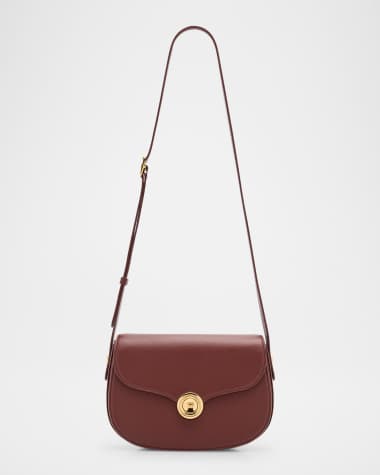 Loro Piana Ghiera Small Leather Crossbody Bag