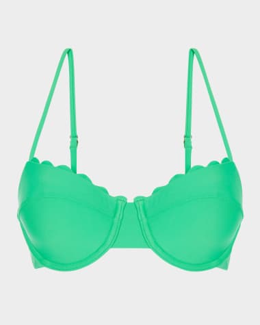 Ramy Brook Leyla Scallop Bikini Top