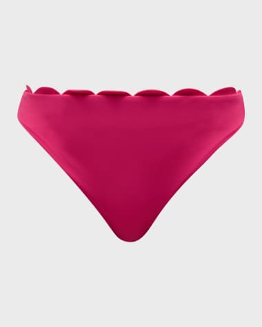 Ramy Brook Amani Scallop Bikini Bottoms