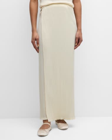 LE17SEPTEMBRE Pleated Maxi Wrap Skirt
