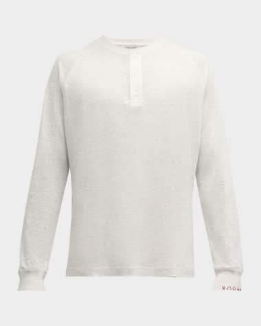 Golden Goose Men's Journey Raglan Henley Shirt