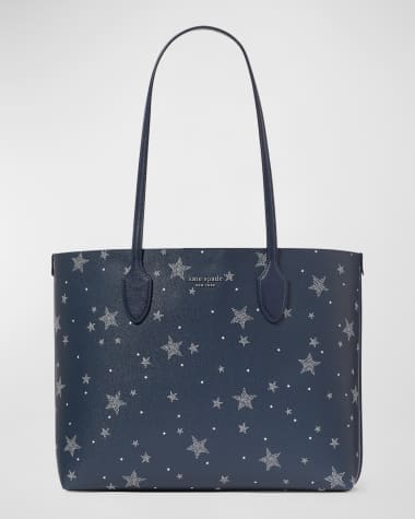 kate spade new york bleecker large starlight-print tote bag