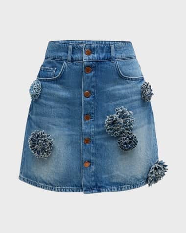 Triarchy Ms. Jones A-Line Button-Front Skirt