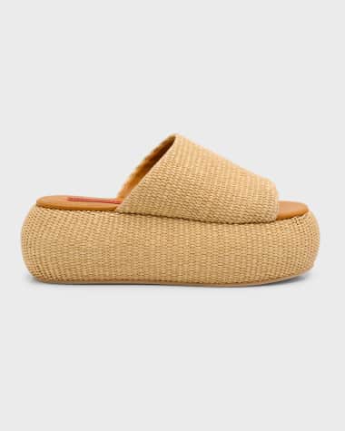 Women s Designer Slides Neiman Marcus