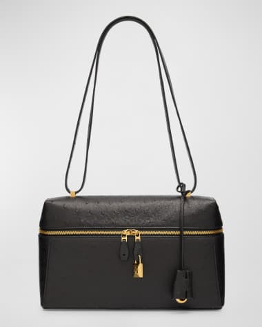 Loro Piana Extra Ostrich Leather Crossbody Bag