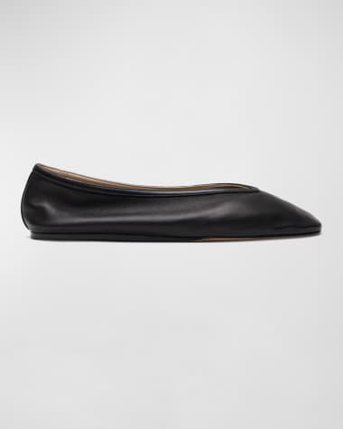 Le Monde Beryl Luna Leather Ballerina Flats