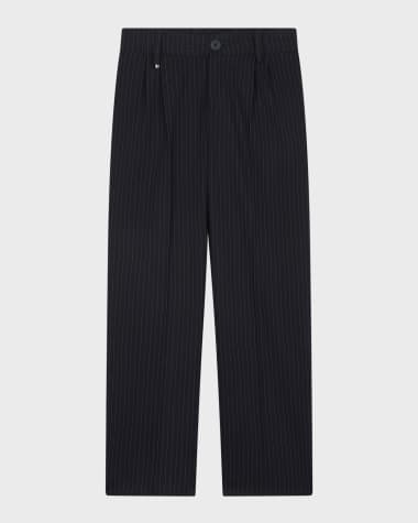 BOSS Boy's Striped Suit Pants, Size 4-16