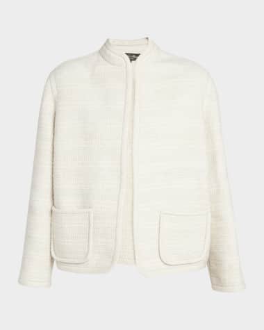 Loro Piana Kiso Cashmere Tweed Short Jacket
